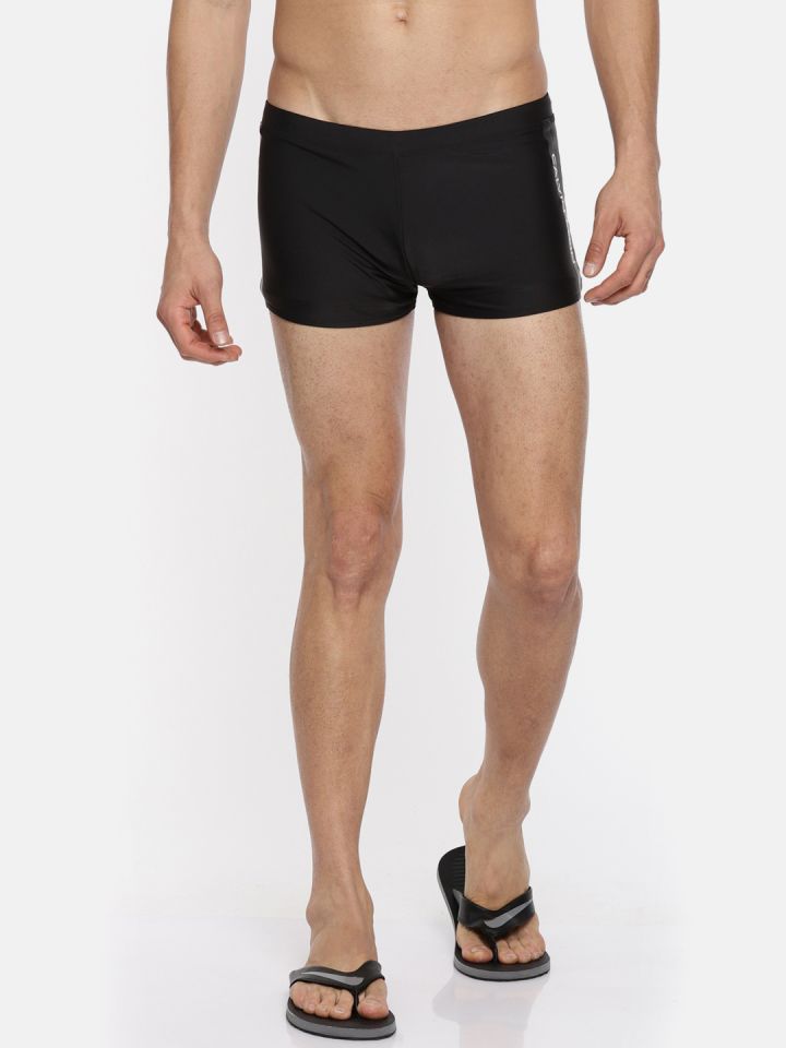 Calvin Klein Innerwear Men Black Printed Swim Shorts KM00112001