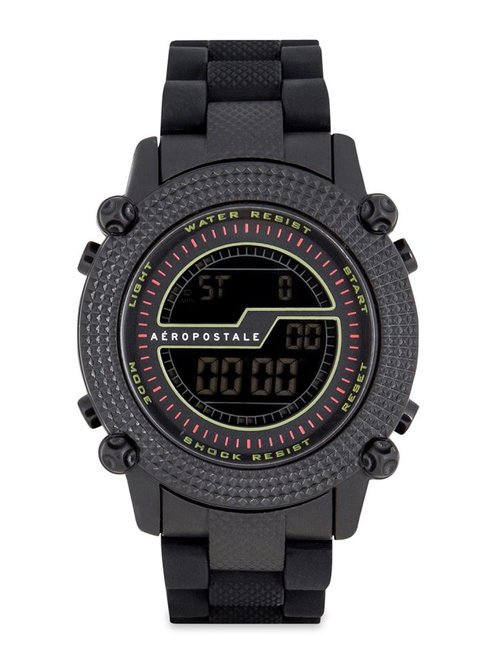 Aeropostale Men Black Digital Watch D5M60HP8Q7T