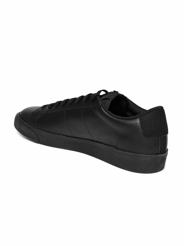 Nike blazer low black leather outlet