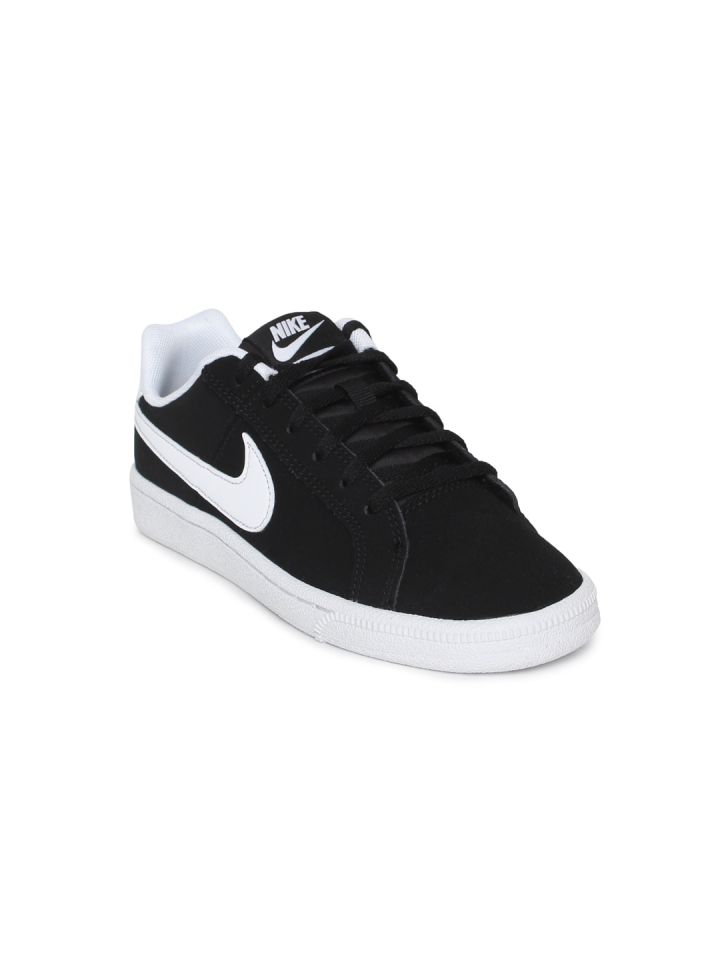 Buy Nike Boys Black Solid Court Royale GS Sneakers Casual