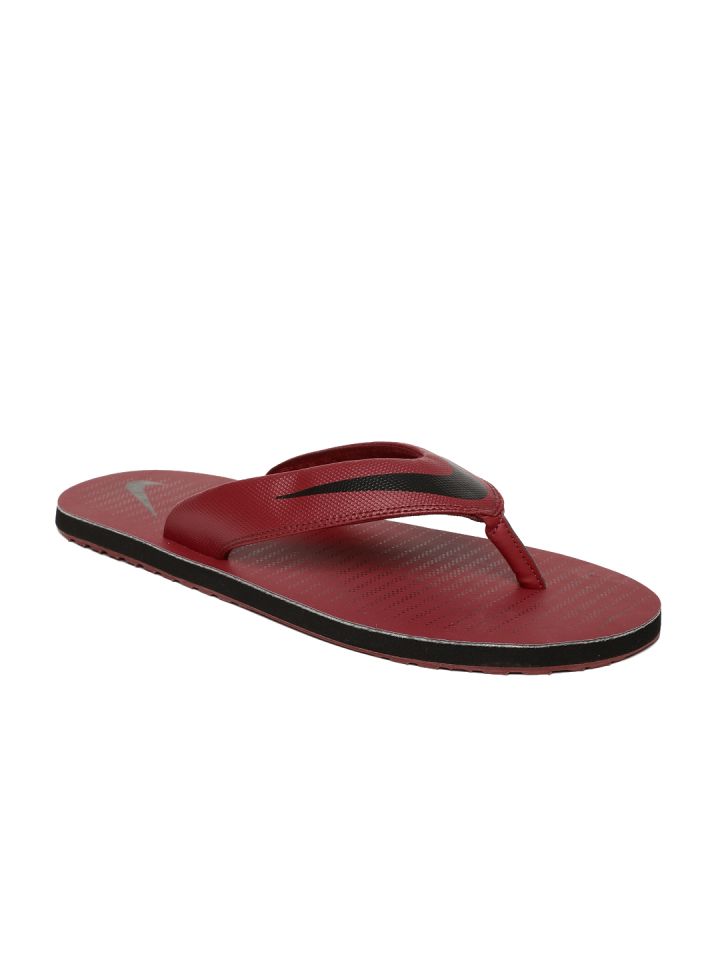 nike red thong flip flop