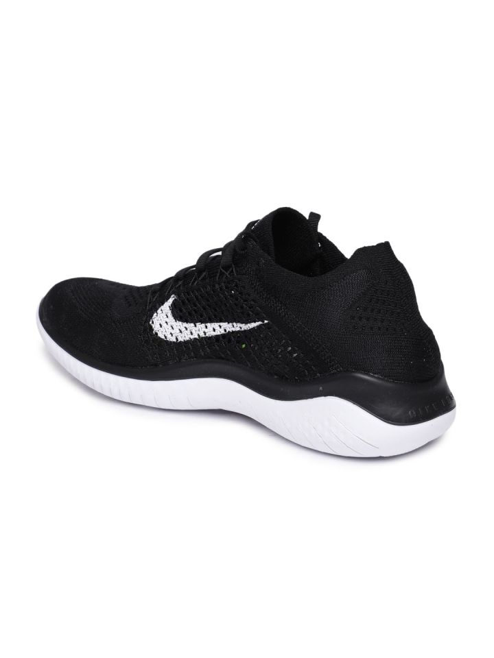 Nike Women Black Free RN Flyknit 2018 Running Shoes