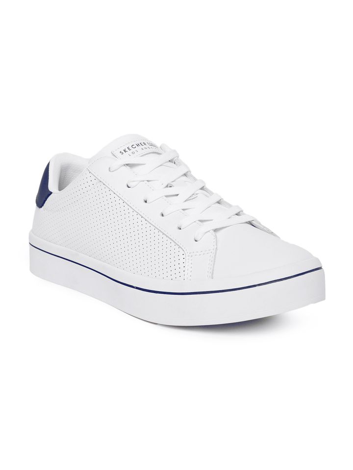 mens white skechers sneakers