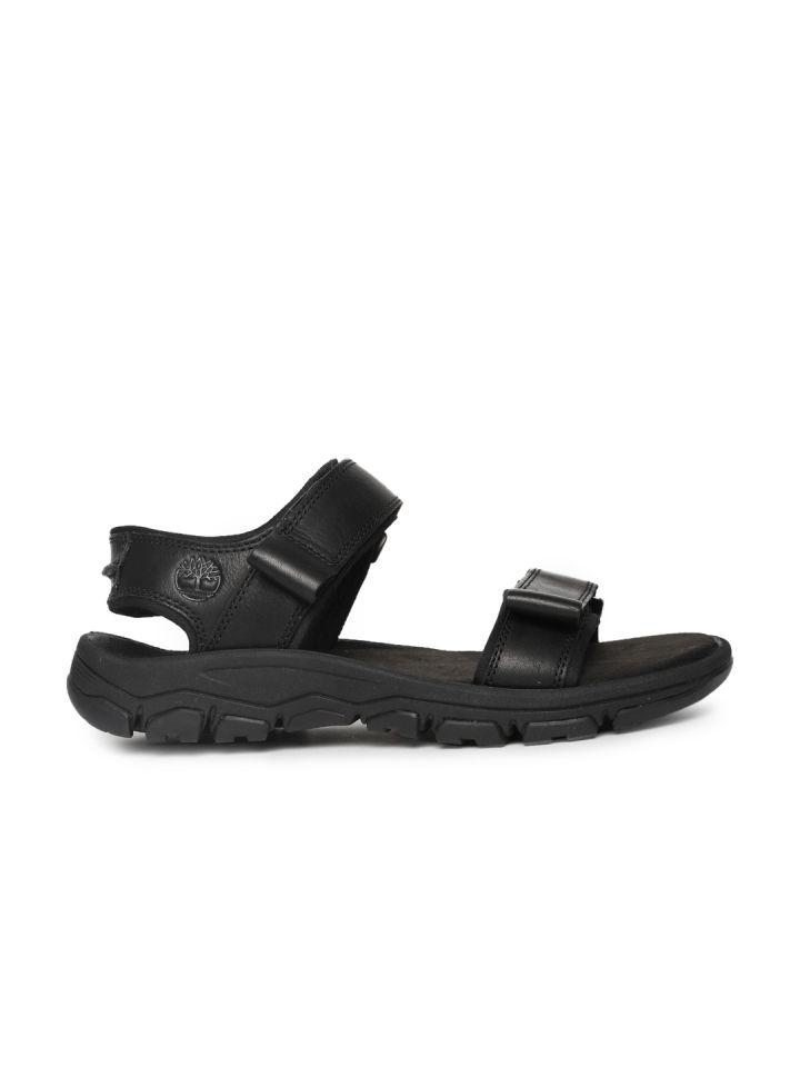Timberland sandals on sale black