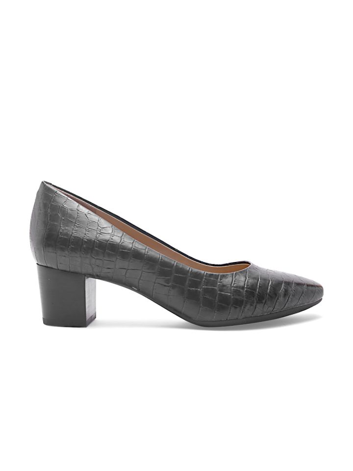 Charcoal grey pumps sale