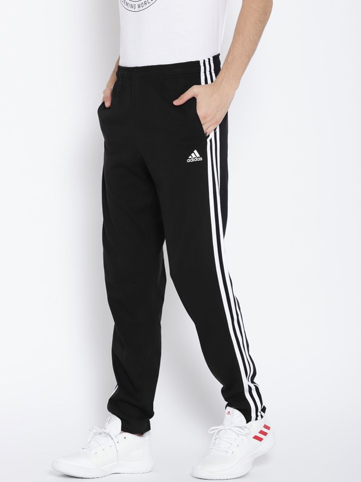 Adidas Mediumen Cotton Medium 3S FT TE PT Sports Track Pant BlackWhite  XSmall  Amazonin Clothing  Accessories