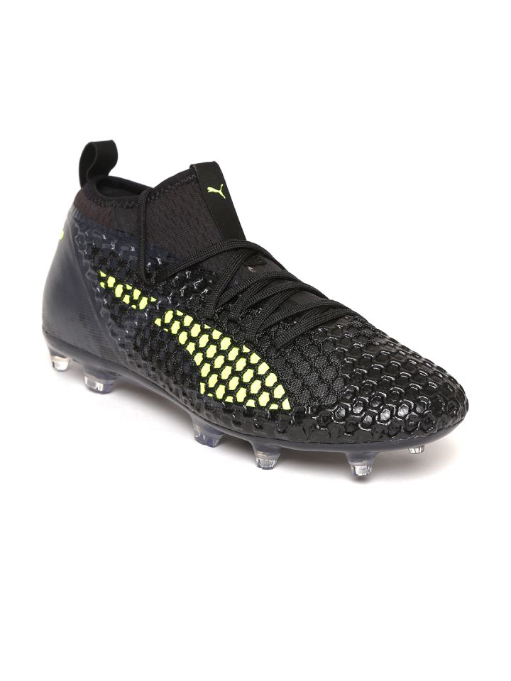Puma Men Black FUTURE 18.2 NETFIT FG AG Football Shoes