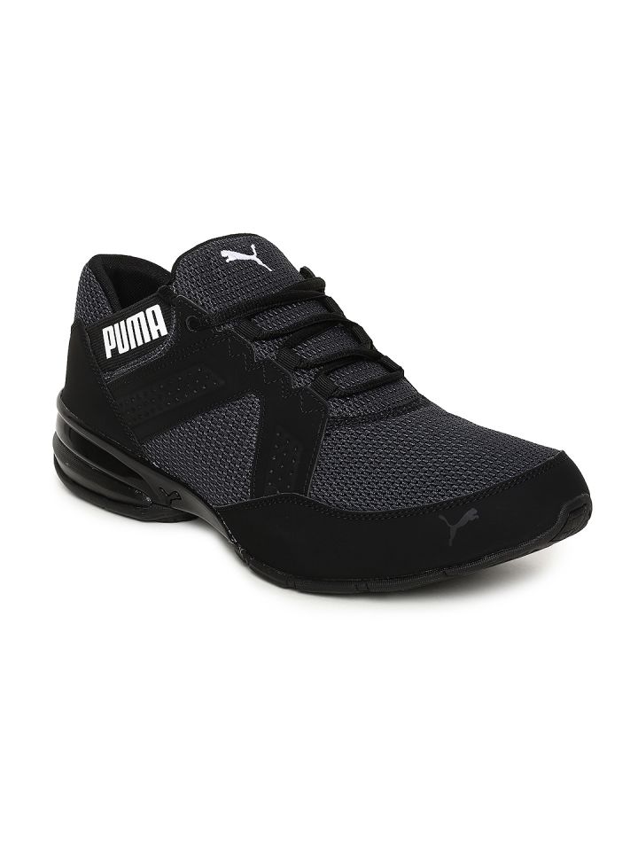 Puma Men Black Enzin Mesh Running Shoes 