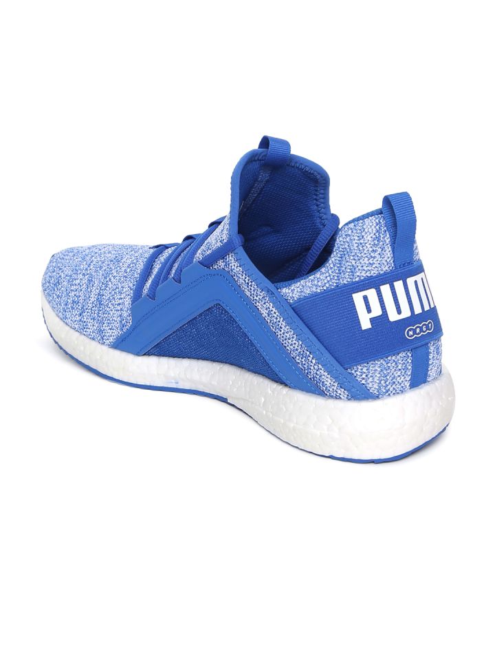 Buy Puma Men Blue Mega NRGY Knit Running Shoes Sports Shoes for