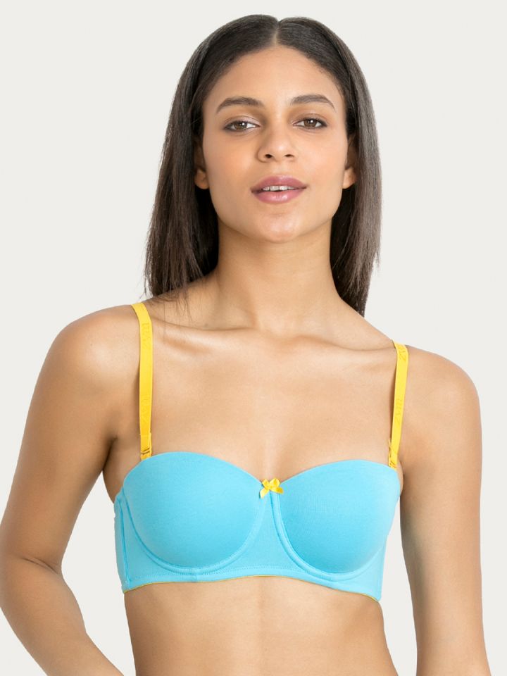 Buy Turquoise Blue Bras for Women by Candyskin Online