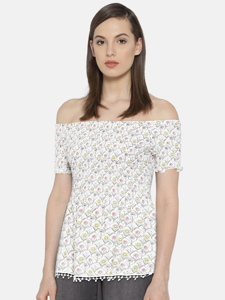 Bardot tops myntra clearance