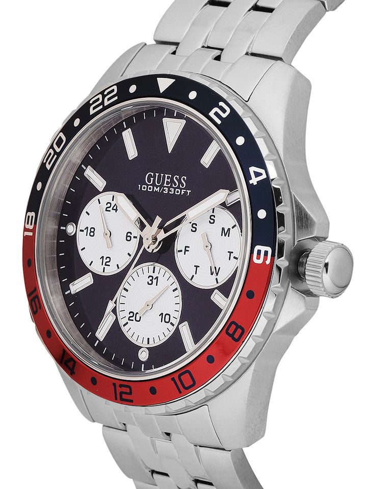 Buy GUESS Men Navy Analogue Watch W1107G2 - Watches for Men 6721092 | Myntra