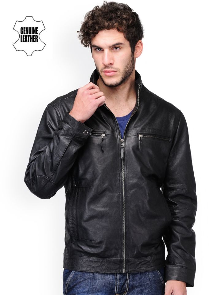 Teakwood leather jackets myntra online