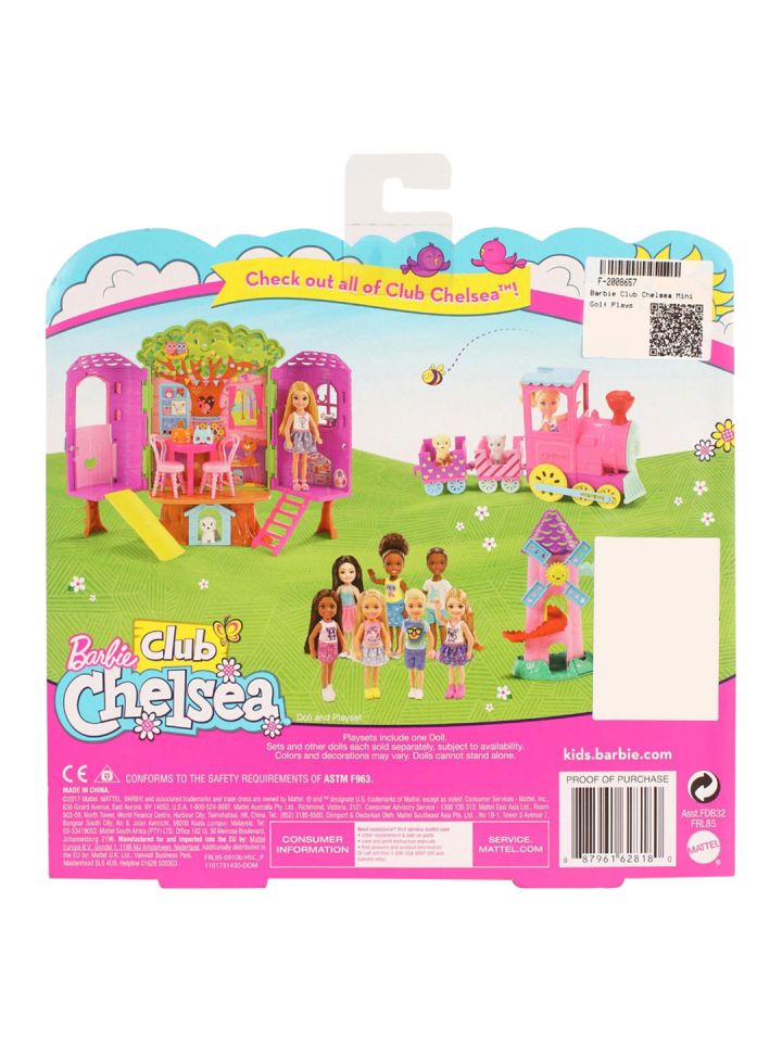 Barbie club chelsea mini golf playset hot sale