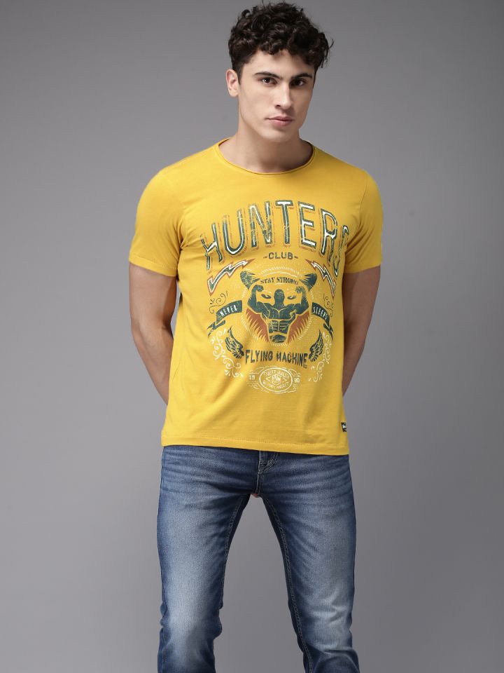 Flying machine t shirts myntra sales