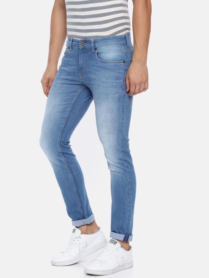 Nature Casuals Men Blue Slim Fit Mid Rise Clean Look Stretchable Jeans