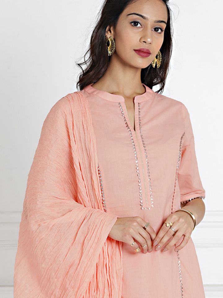 gota patti suit myntra