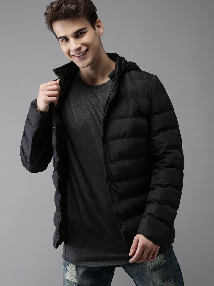 Mens black puffer new arrivals parka