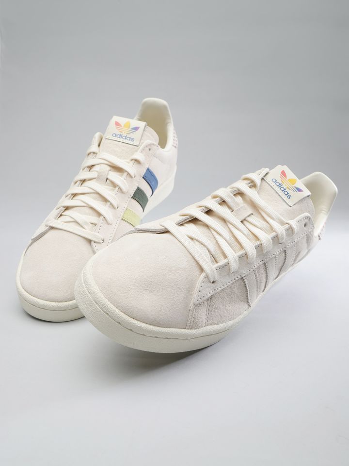 cream coloured sneakers