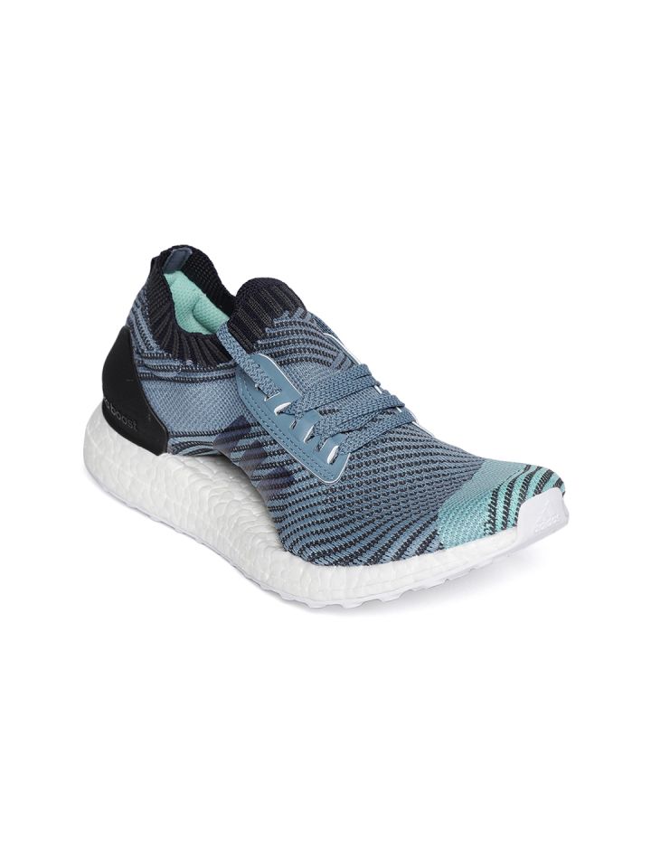 Adidas women's ultraboost x running hot sale shoes  grey/blue