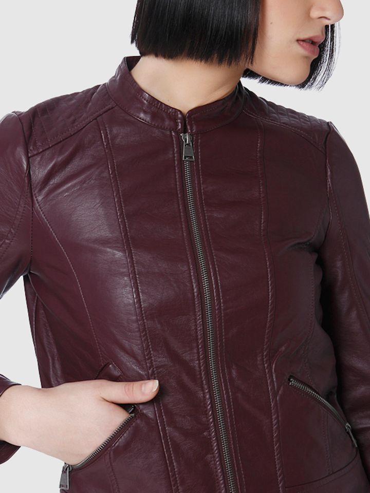 vero moda burgundy jacket