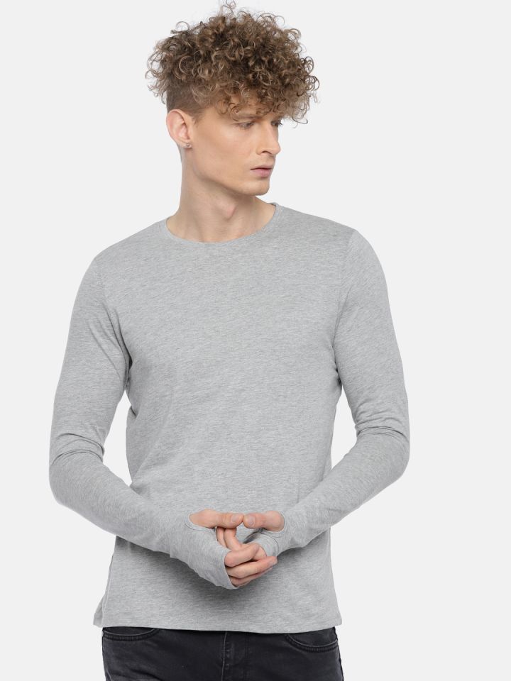 Thumb hole shop t shirts myntra