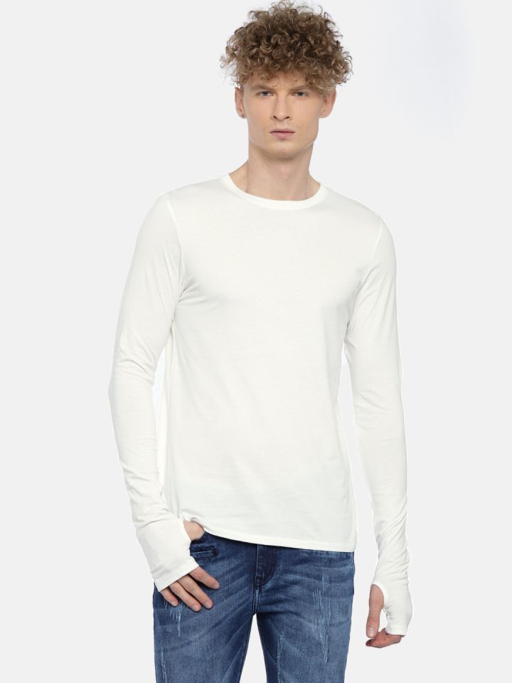 Thumb hole t shirts women's myntra deals
