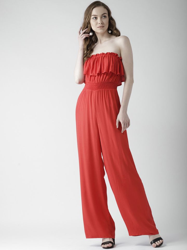 forever 21 red jumpsuit
