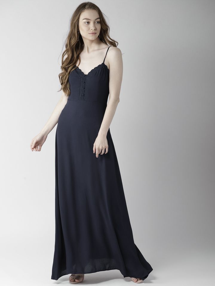 Navy blue maxi best sale dress forever 21