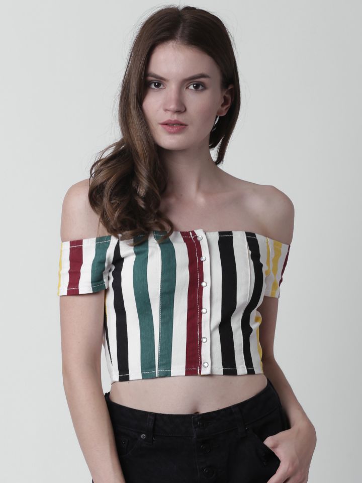Bardot tops myntra best sale