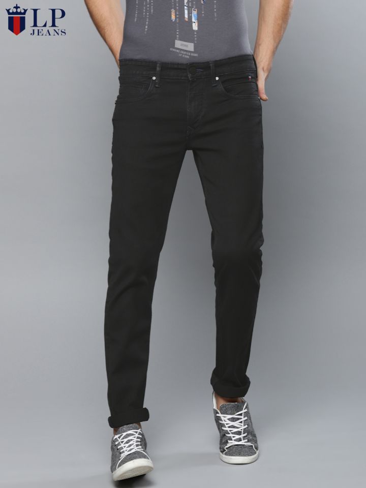 louis philippe black jeans