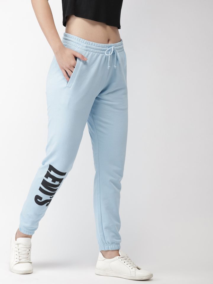 Buy Levis Women Blue Regular Fit Solid Joggers - Track Pants for Women  6799313 | Myntra