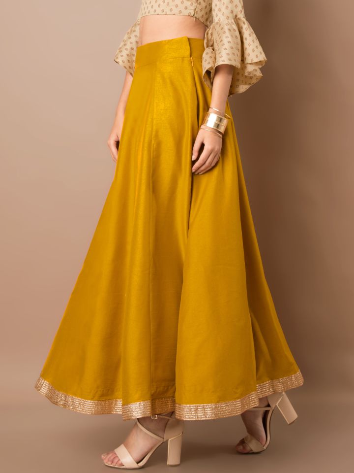 Indya sale mustard skirt