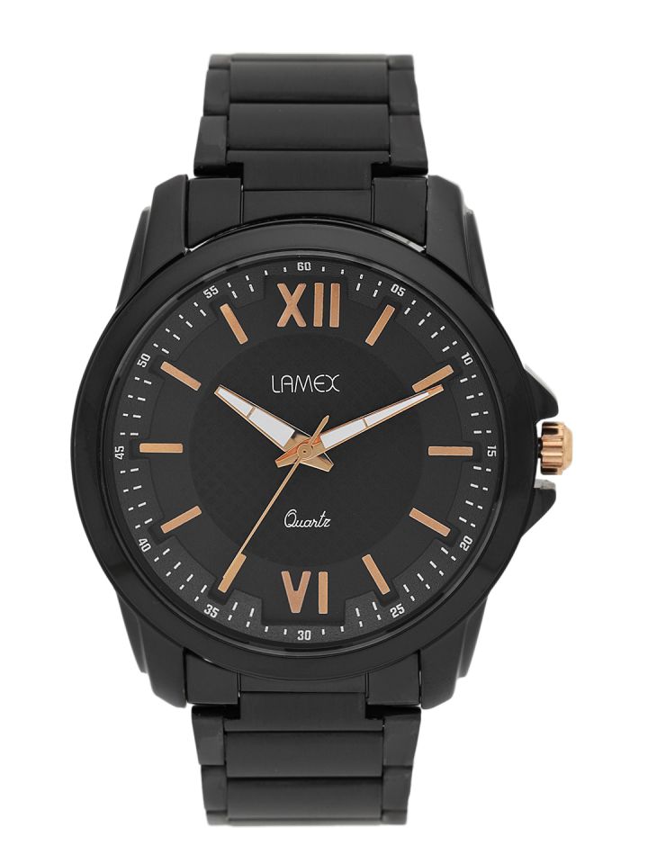 Buy LAMEX Men Black Analogue Watch PHOENIXDLX 10515 Watches for