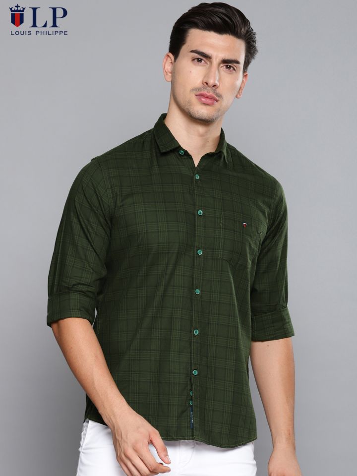 Louis philippe olive 2025 green shirt