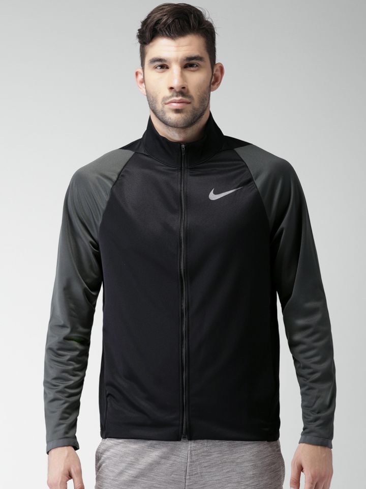 Nike black sports jacket top