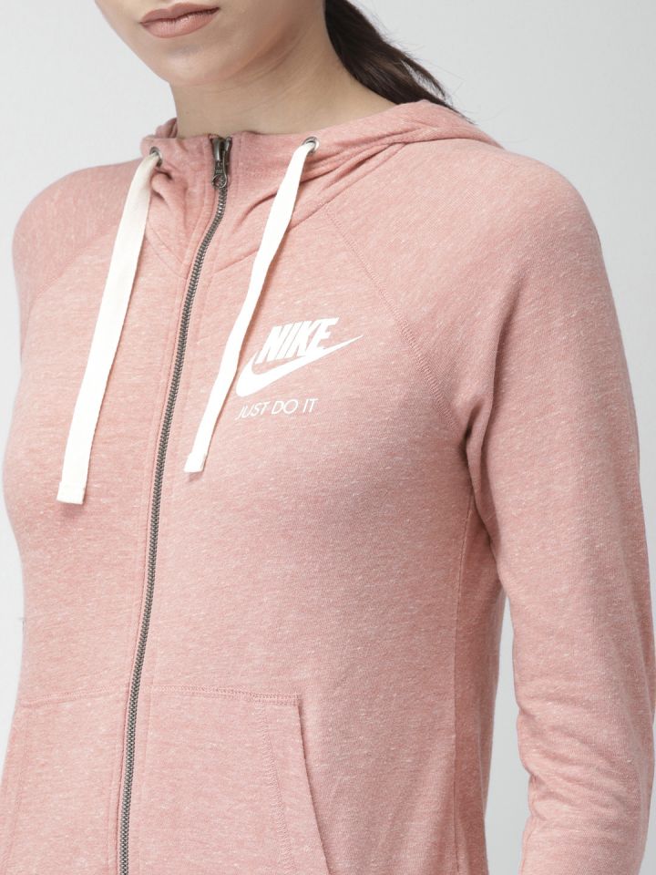 Nike just do it hoodie pink 2025