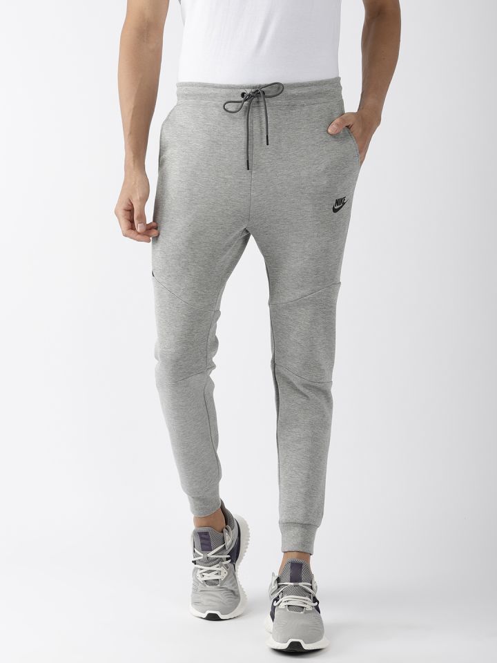 Nike Men Grey AS M NSW TCH FLC JGGR Slim Fit Joggers