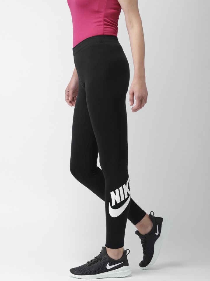 Buy Nike Women Black Printed NSW LGGNG LEGASEE Tights Tights for