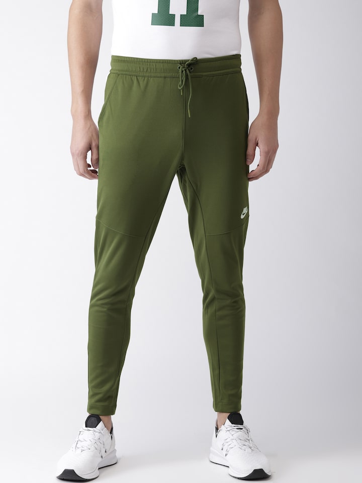 green nike track pants