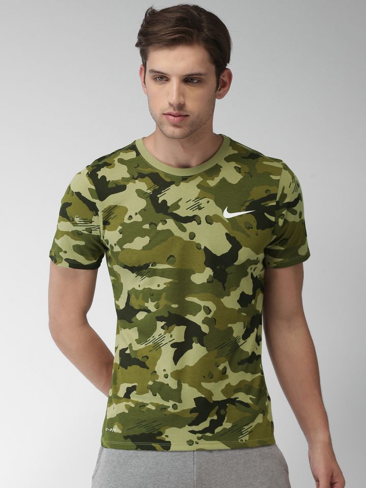 olive green dri fit shirt