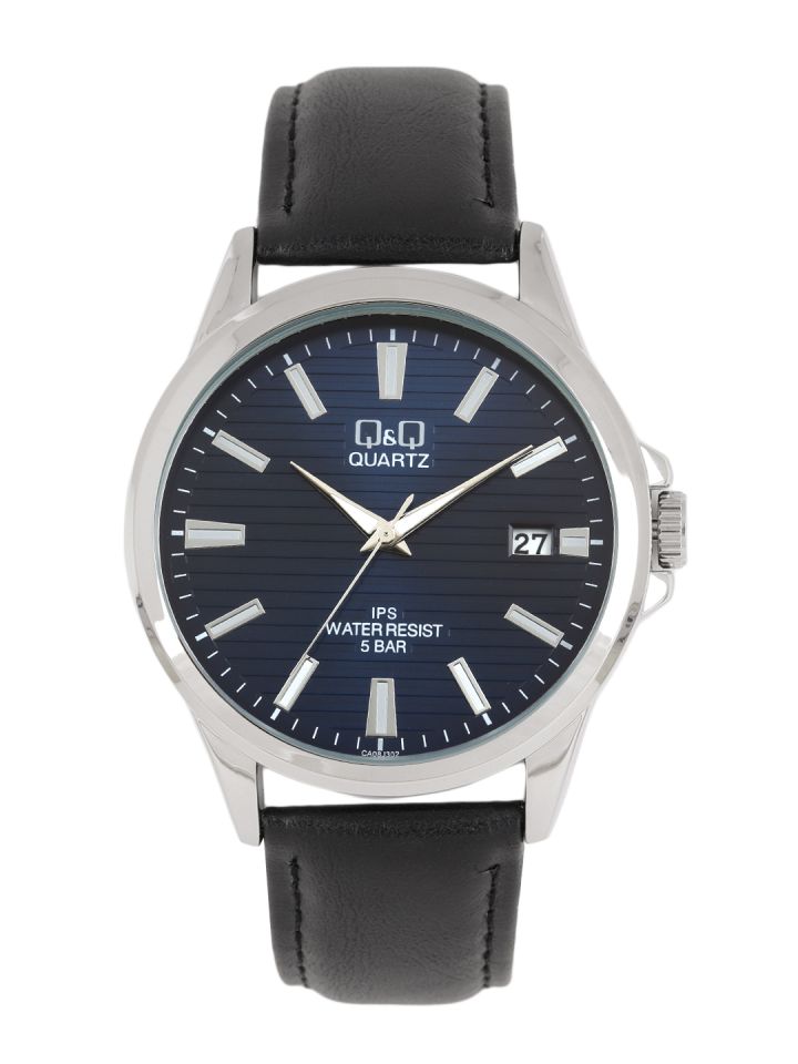 Buy Q Q Men Navy Blue CA08J302Y Analogue Watch Watches for Men