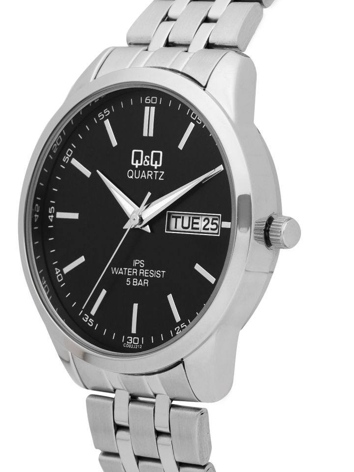 Buy Q Q Men Black Analogue Watch CD02J212Y Watches for Men