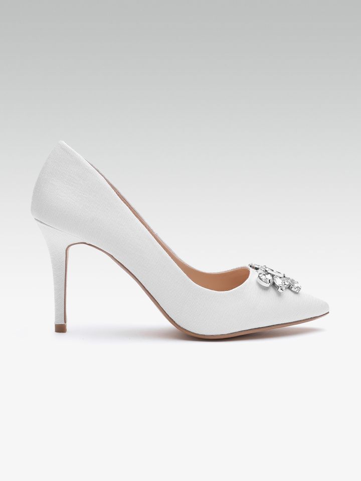 Dorothy perkins white heels clearance