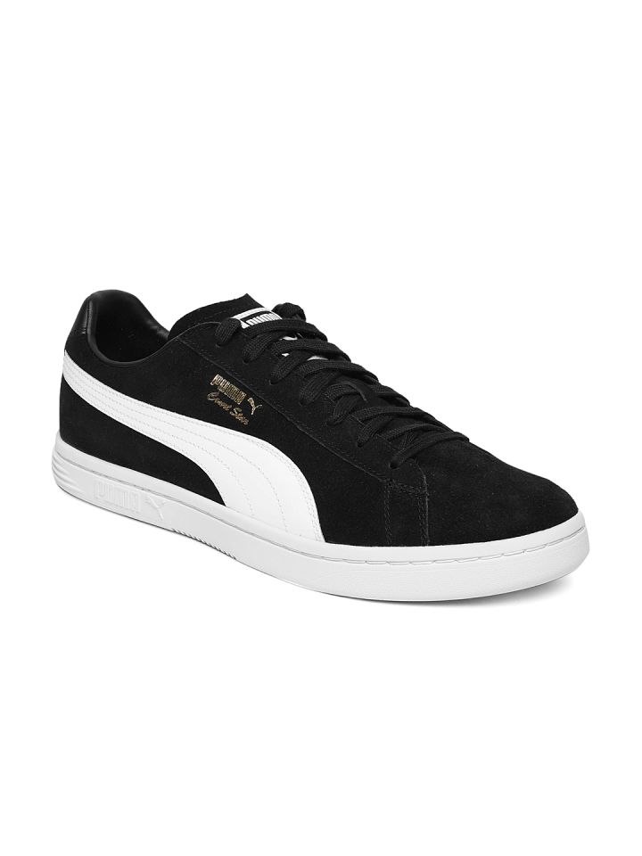 Puma court on sale star suede black
