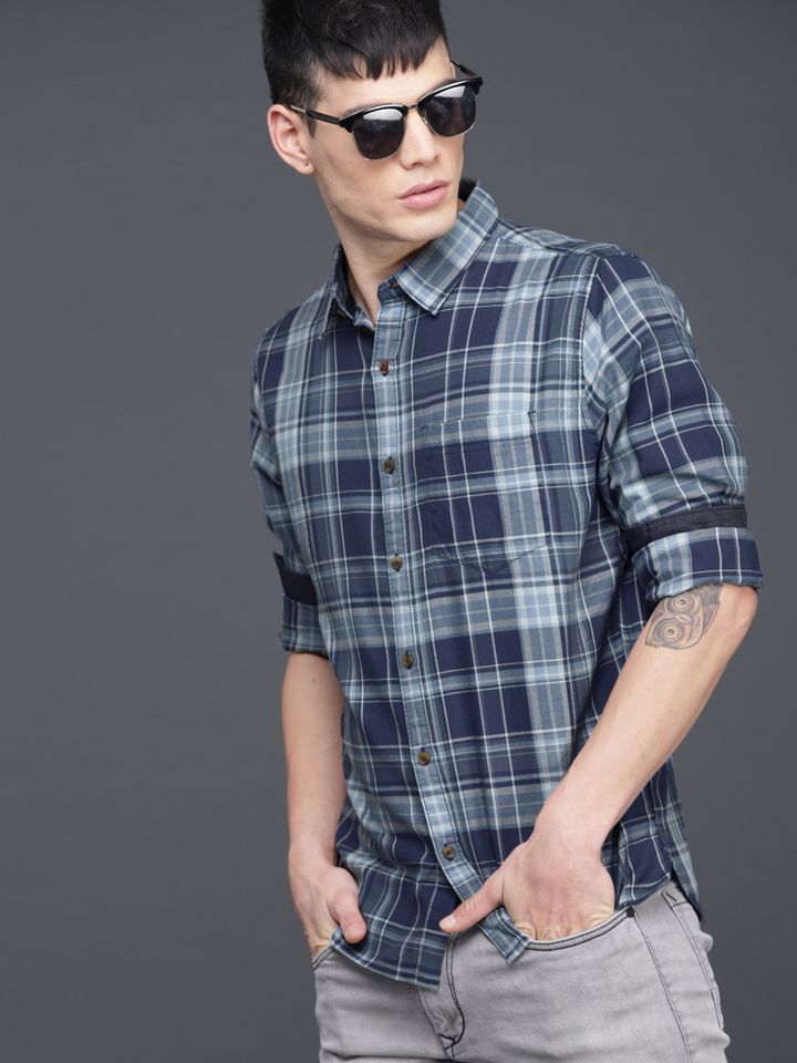 Myntra check shirt Sale