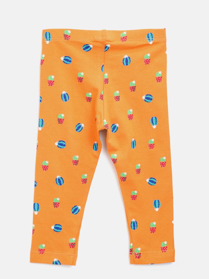 girls mustard leggings