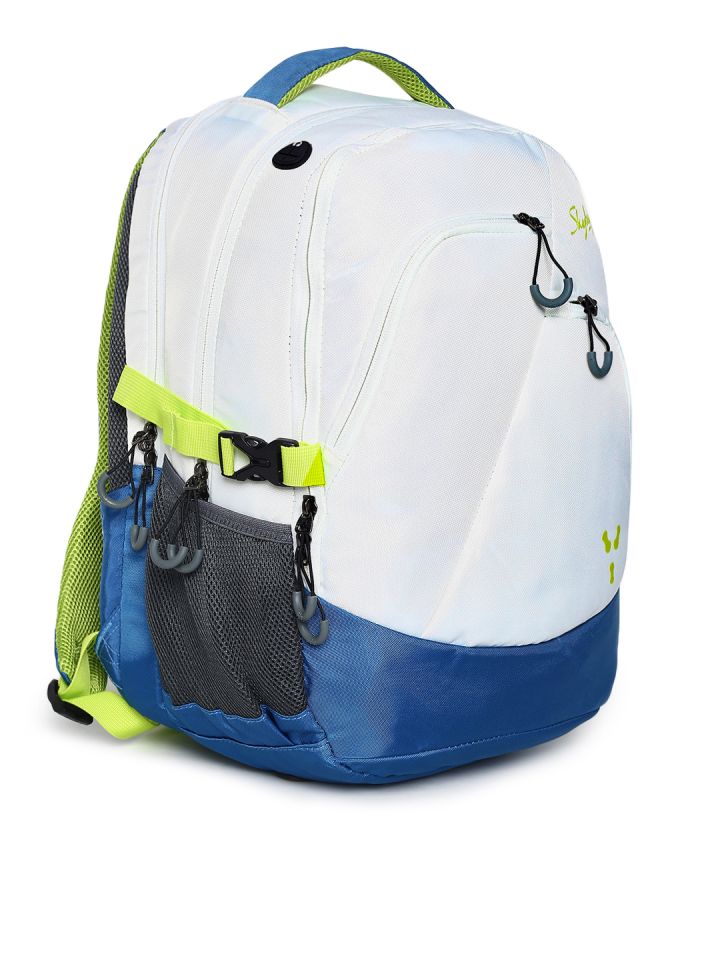 Skybags crew 3 laptop backpack white new arrivals