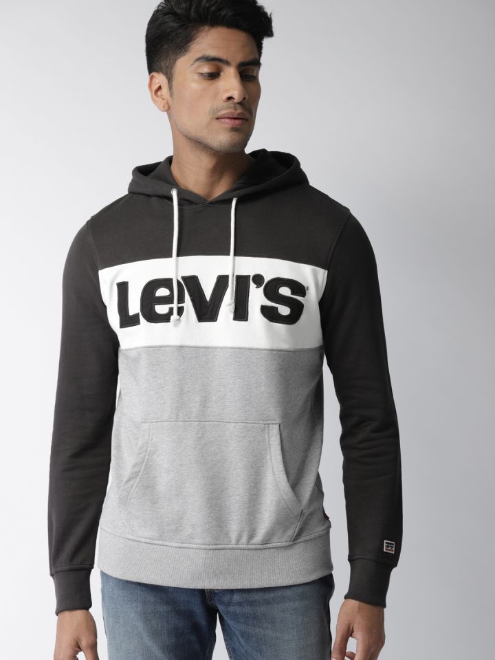 levi's grey sweatshirt mens