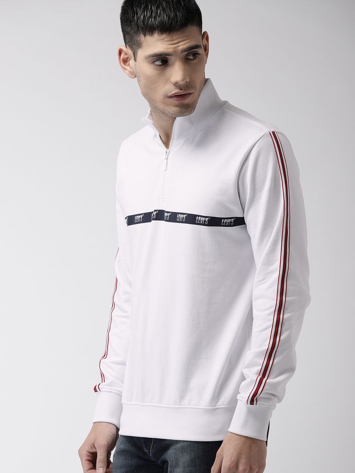 levis hoodie mens white